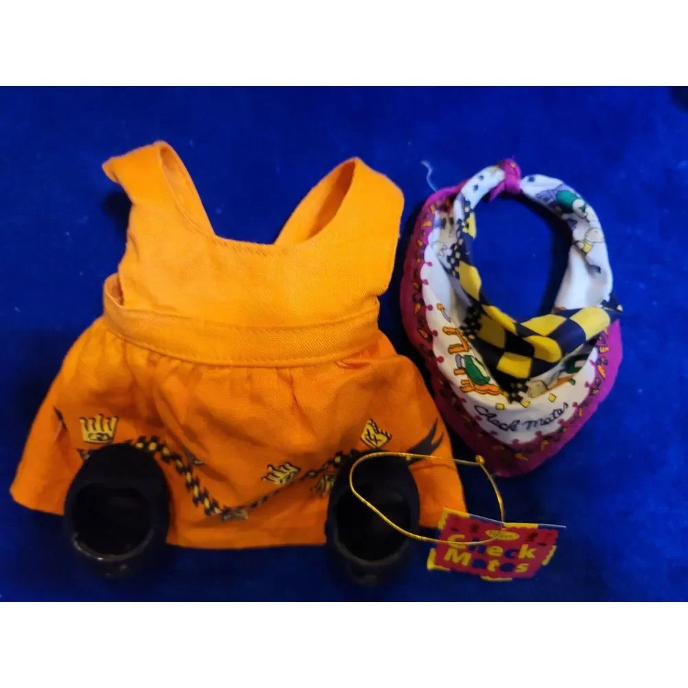 Muffy Vander Bear Check Mates Hoppy 1995 outfit only wTag Taken off new Hoppy - Picture 1 of 10
